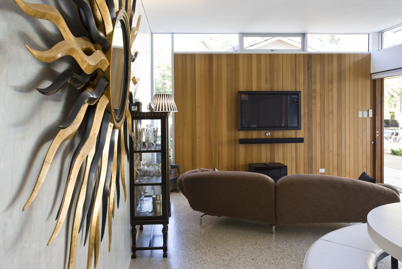 Interior view of the modern living area ceiling, furniture, home, interior design, living room, room, wall, brown