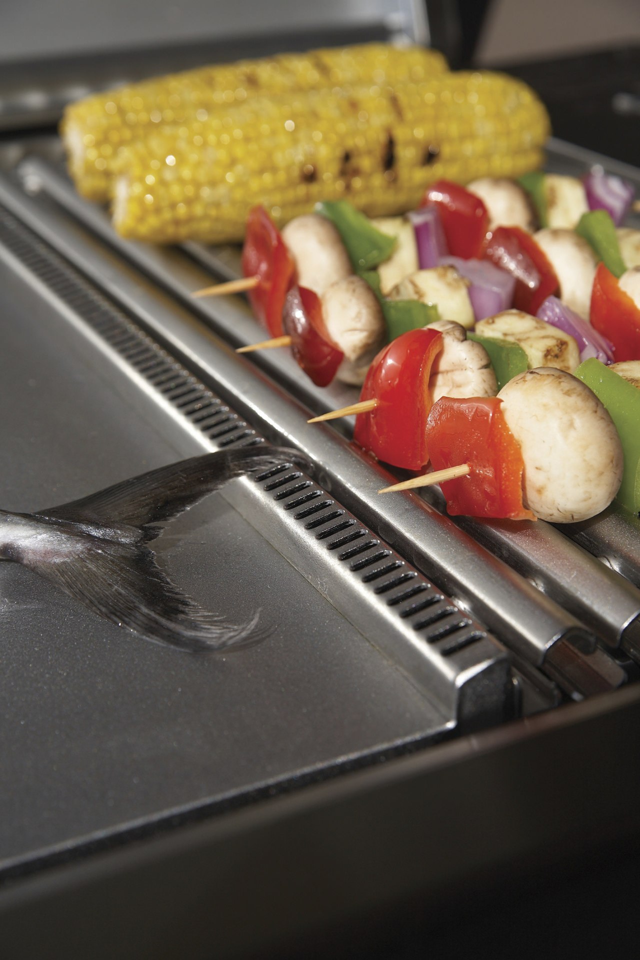 Close up view of the grill area cuisine, dish, food, vegetable, vegetarian food, black