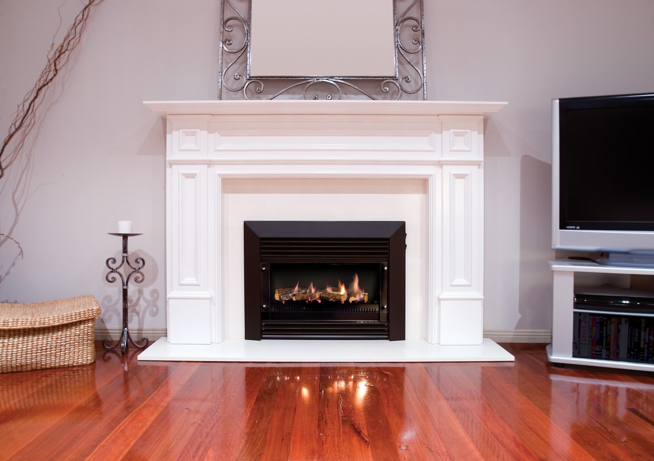 Pyrotech fireplace fireplace, floor, flooring, hardwood, hearth, home, interior design, living room, wood burning stove, wood flooring, gray