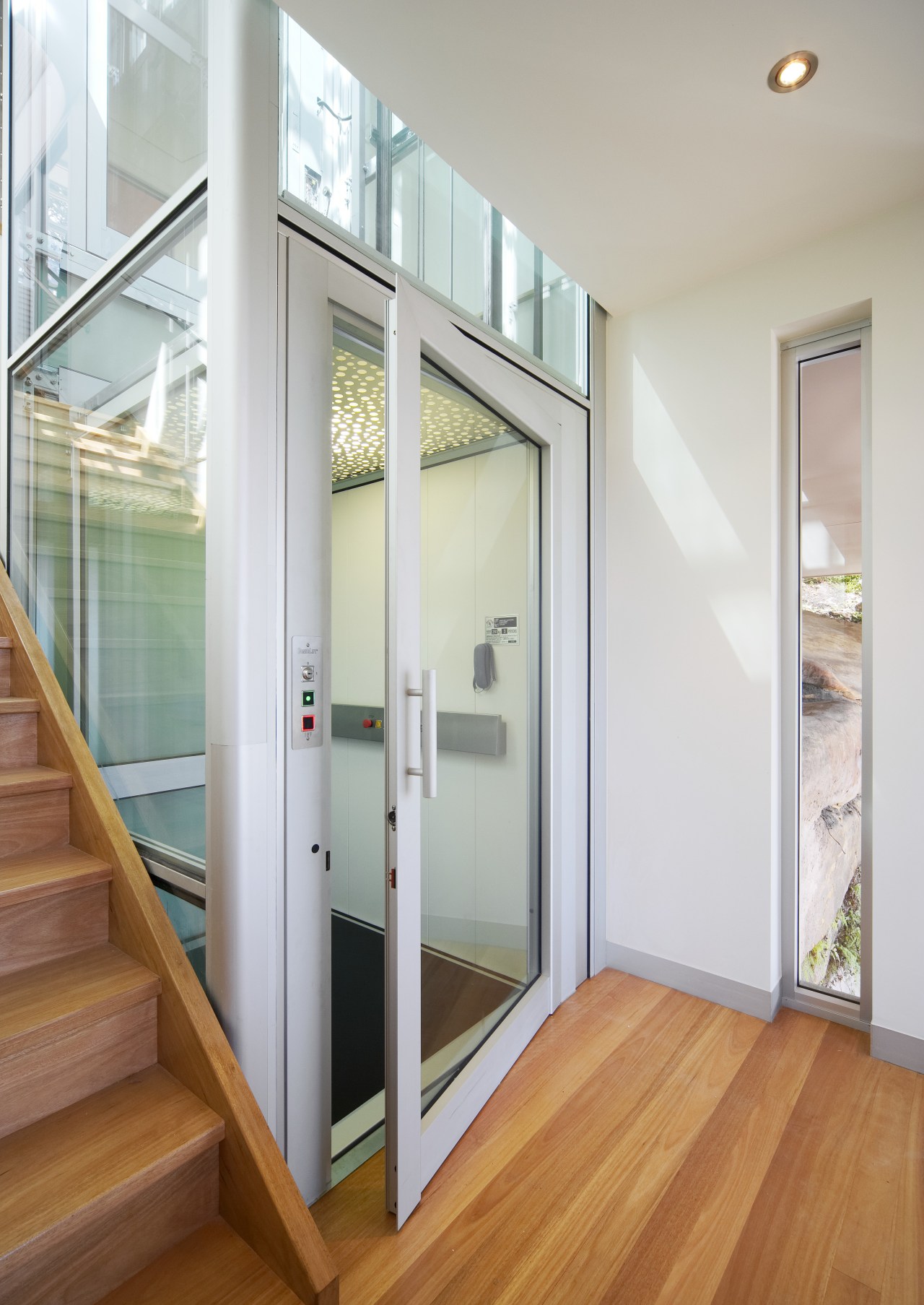 Modern elevators by Easy Living Home Elevators architecture, daylighting, door, floor, glass, home, house, interior design, real estate, wall, window, gray