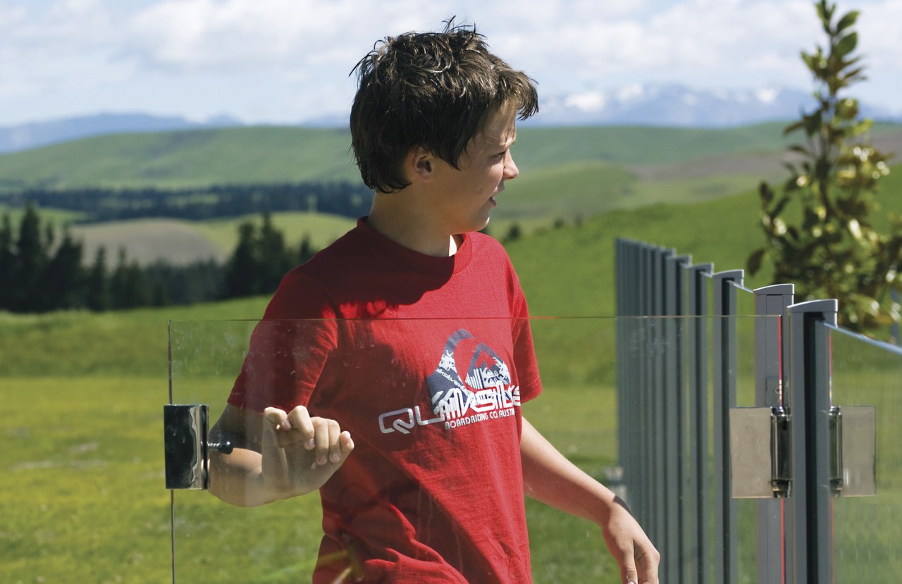 For this house, Warner Fencing &amp; Gates Ltd boy, child, fun, grass, leisure, male, nature, plant, play, player, recreation, red, tree, green