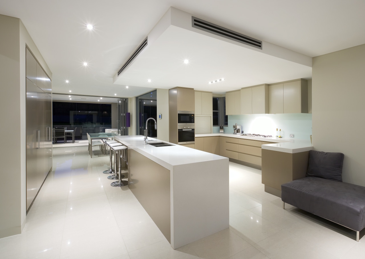 Open Plan Living Space. Contemporary design and build ceiling, floor, interior design, living room, property, real estate, gray