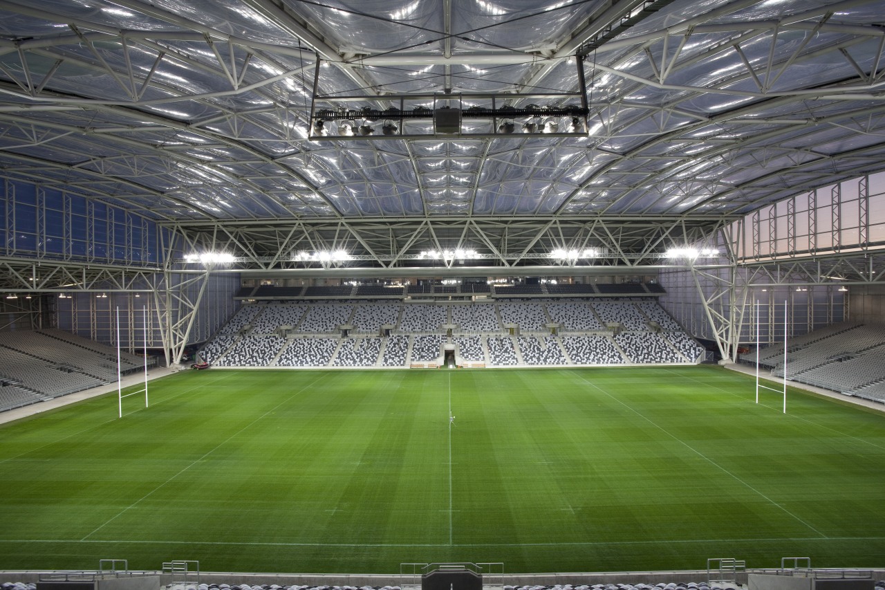 Arrow International Ltd (Akld) were the project leaders arena, arena football, atmosphere, baseball park, grass, soccer specific stadium, sport venue, stadium, structure, gray, green