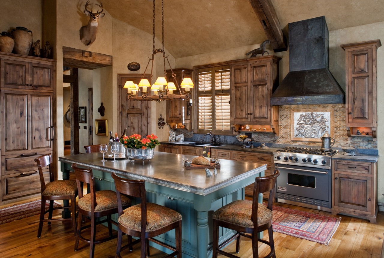 The interior of this home was designed by cabinetry, countertop, cuisine classique, interior design, kitchen, room, brown