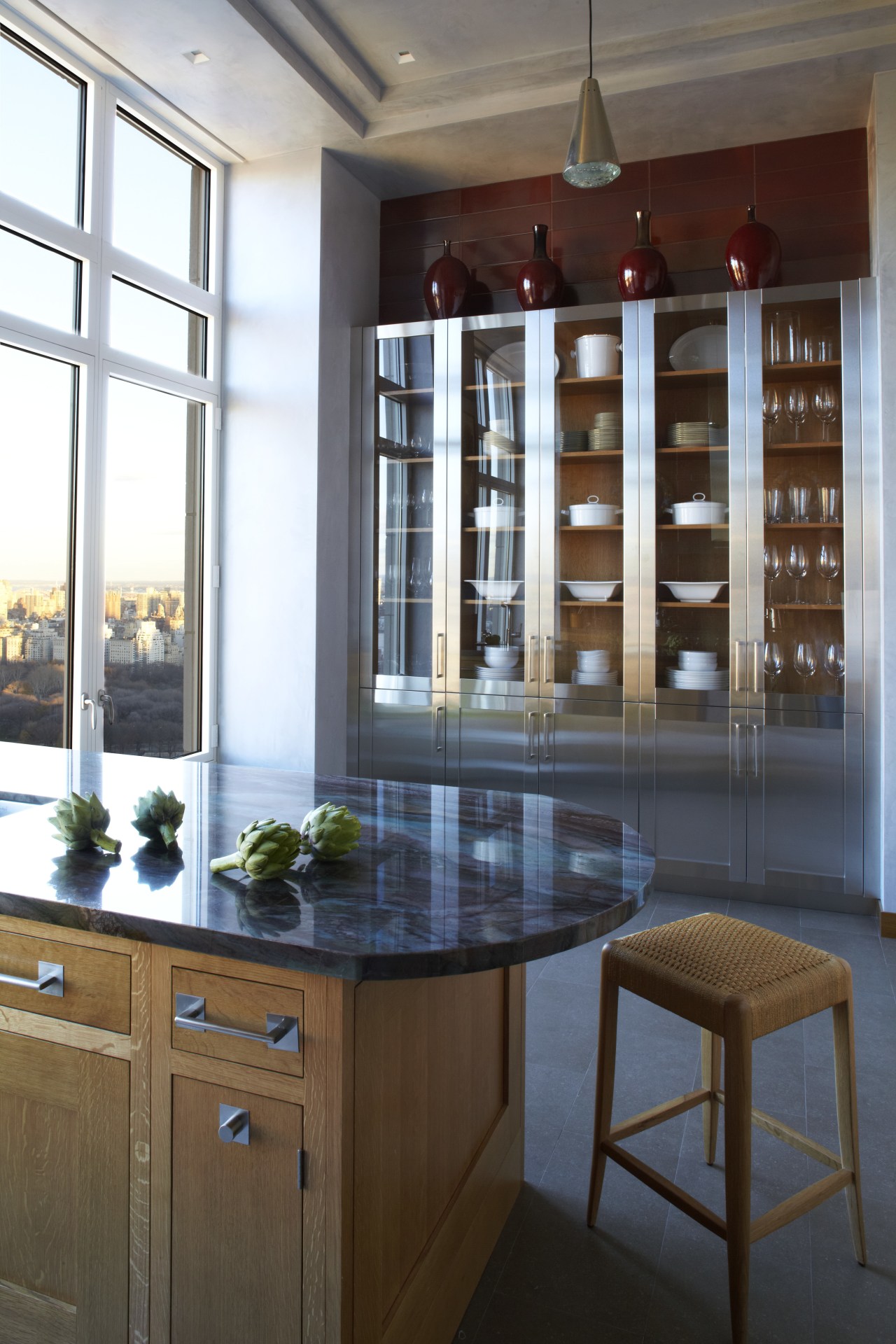 This kitchen was designed by Robert Schwartz of cabinetry, countertop, cuisine classique, interior design, kitchen, room, window, brown