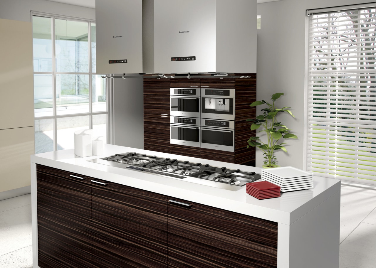 Here is a view of Kleenmaid's appliances in cabinetry, countertop, cuisine classique, furniture, home appliance, interior design, kitchen, kitchen appliance, white