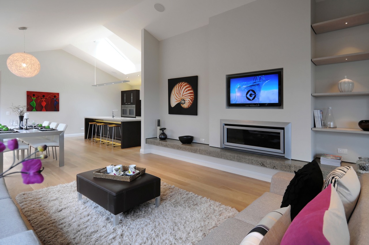 David Reid Homes Waikato designed and built this home, interior design, living room, property, real estate, room, gray