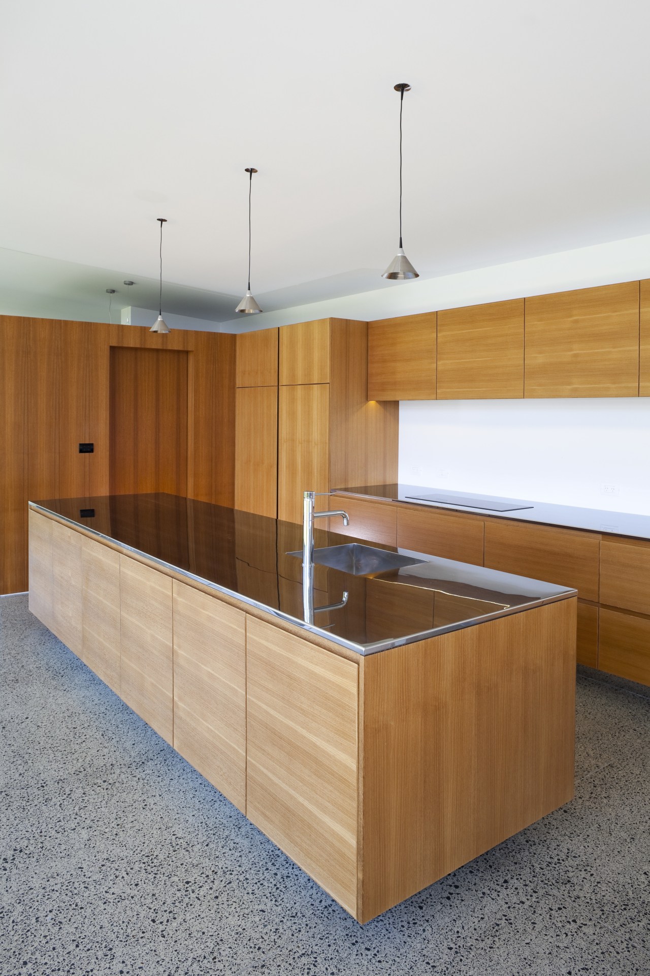 A close up view of the entire kitchen. cabinetry, countertop, furniture, interior design, kitchen, plywood, product, product design, wood, white