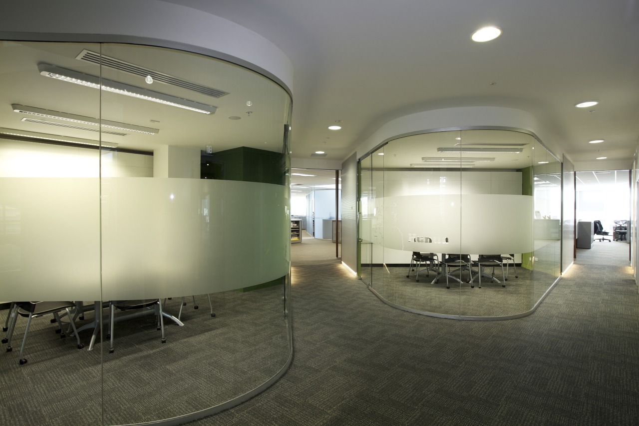 Glass walls enhance the sense of transparency in architecture, ceiling, floor, flooring, interior design, lobby, real estate, gray