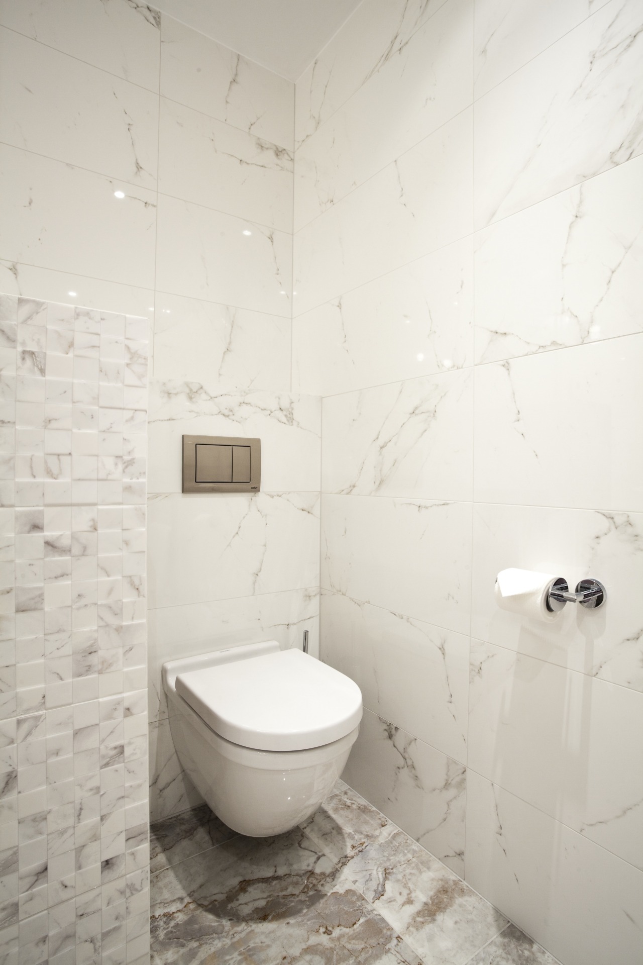 Light touch penthouse bathroom remodel by Von Sturmers bathroom, bidet, ceramic, floor, interior design, plumbing fixture, product design, room, tap, tile, toilet, toilet seat, wall, white