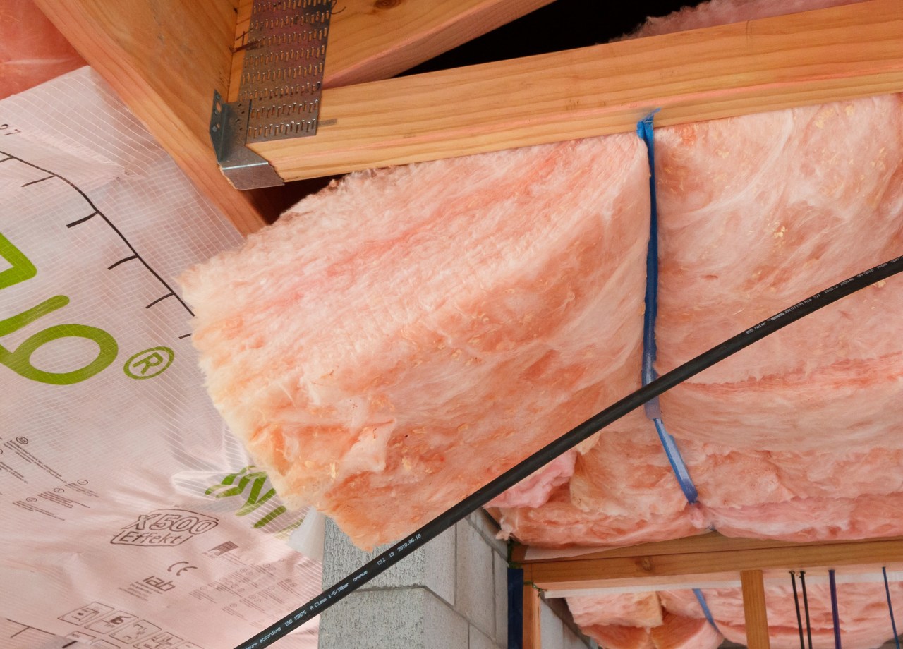 New-generation Pink Batts easier to installed by Tasman material, wood, orange