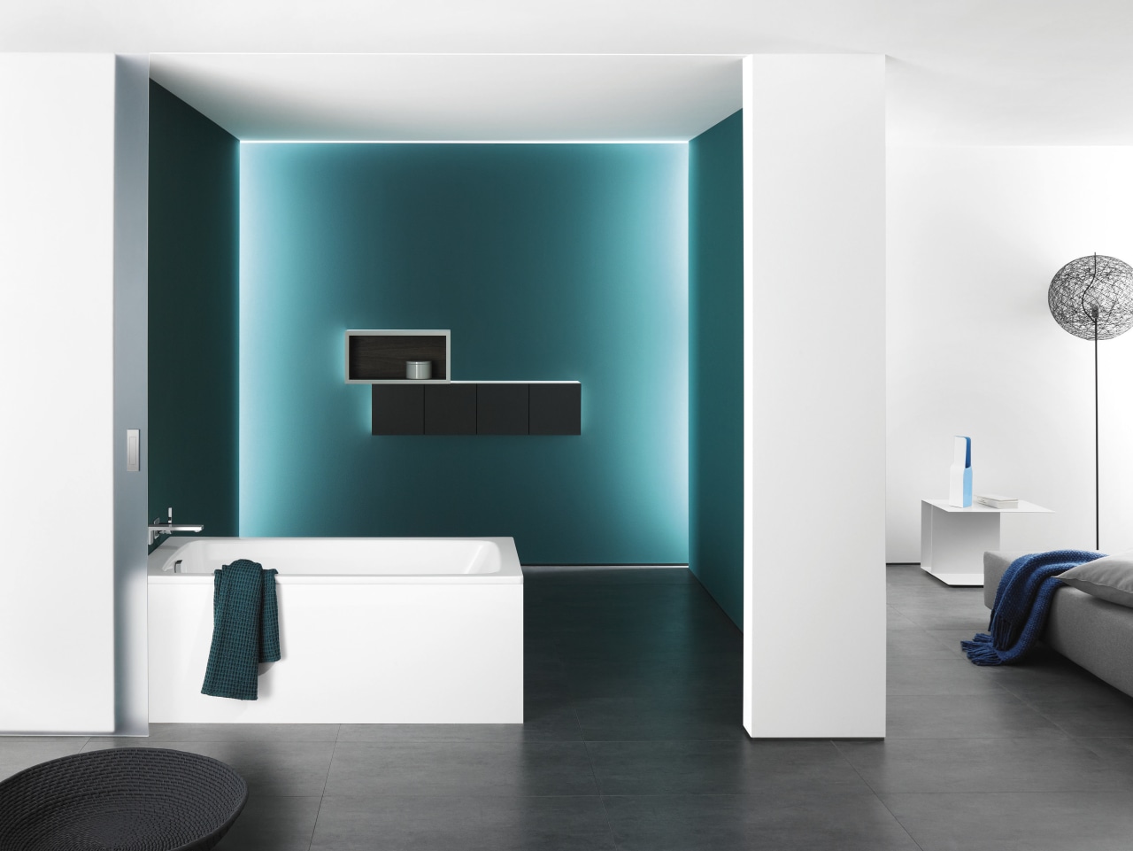 Other new products to Australian market include the bathroom, blue, floor, interior design, plumbing fixture, product design, room, tap, wall, white
