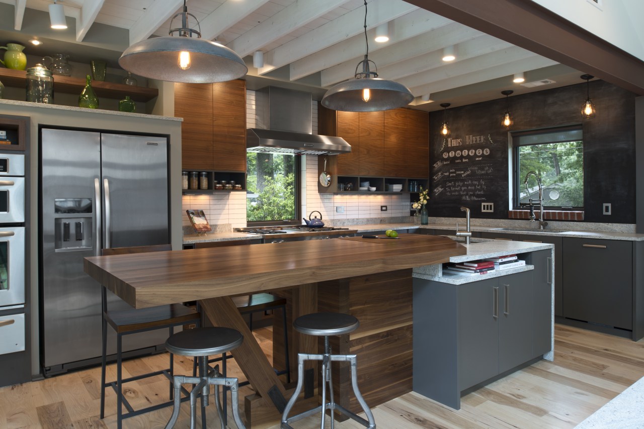 Simple cabinet frames, an efficient use of space cabinetry, countertop, cuisine classique, hardwood, interior design, kitchen, gray, brown