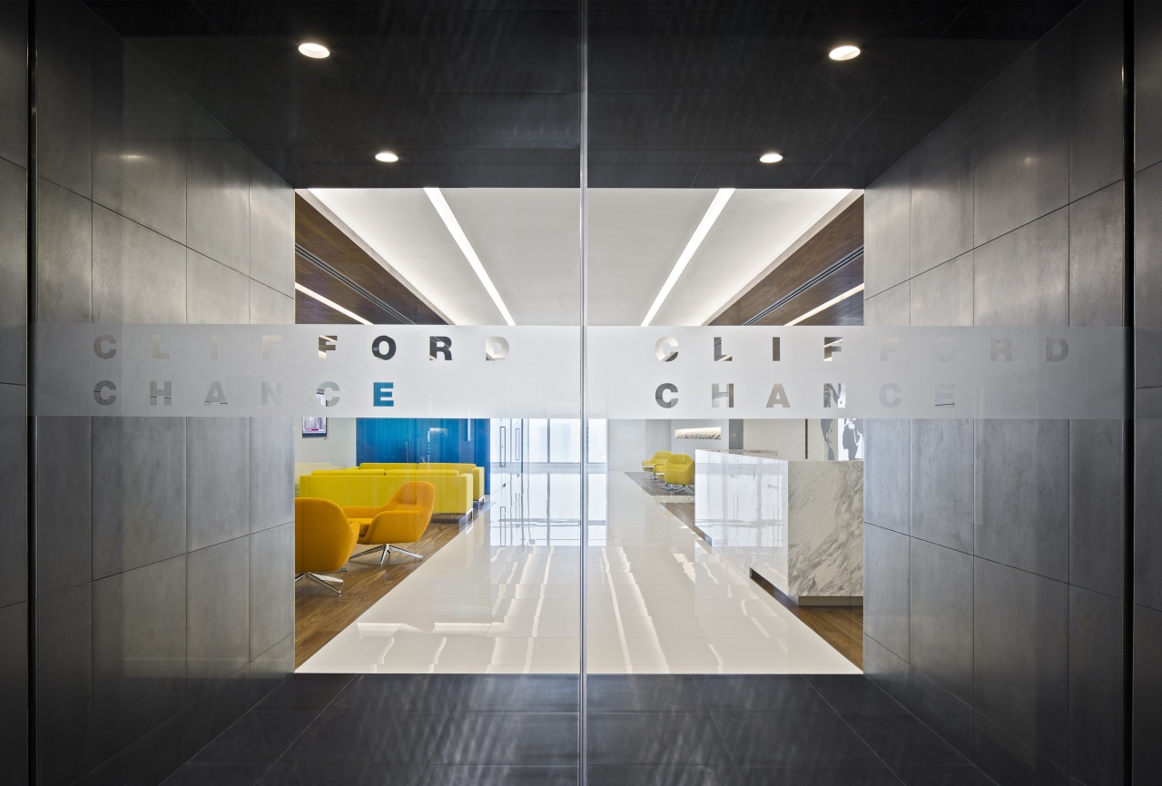 A compressed entry heightens the sense of arrival architecture, ceiling, daylighting, floor, interior design, lobby, office, product design, gray, black