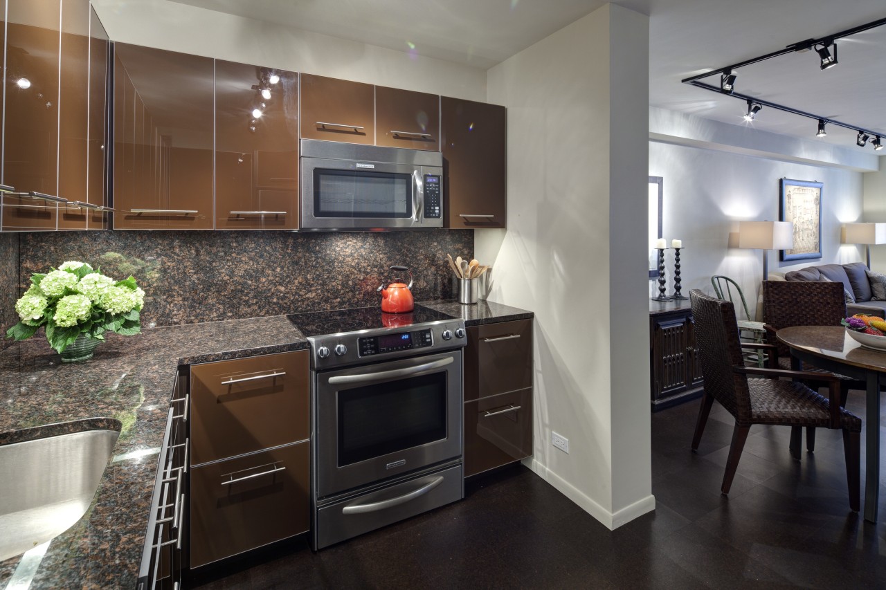 Warm tones help this remodeled kitchen by SemelSnow cabinetry, countertop, cuisine classique, home appliance, interior design, kitchen, real estate, room, gray, black