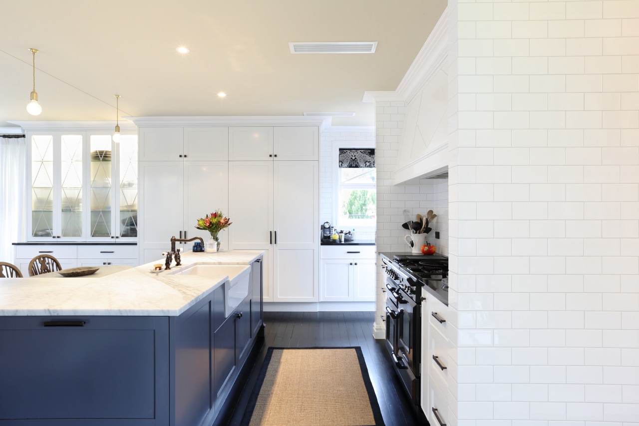 This mainly grey and white kitchen by Lee countertop, home, interior design, kitchen, real estate, room, white