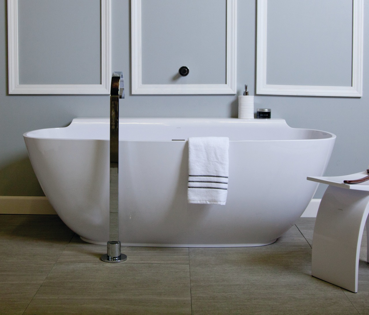 Personal best  Lacava bathroomware angle, bathroom, bathroom accessory, bathroom cabinet, bathroom sink, bathtub, bidet, ceramic, floor, interior design, plumbing fixture, product, product design, sink, tap, toilet seat, gray