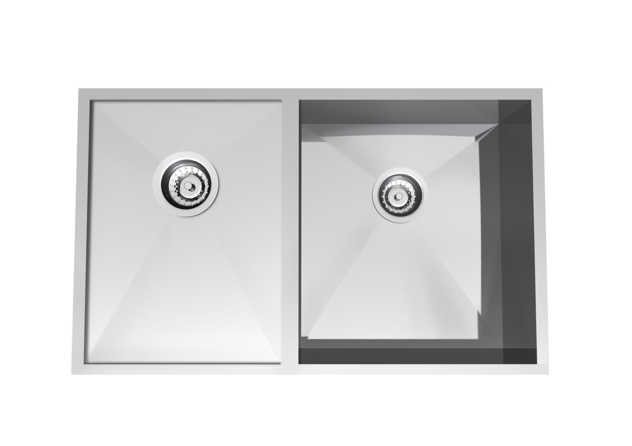 Clark Razor sink eco-friendly kitchen fixture angle, hardware, kitchen sink, plumbing fixture, product, product design, sink, tap, white