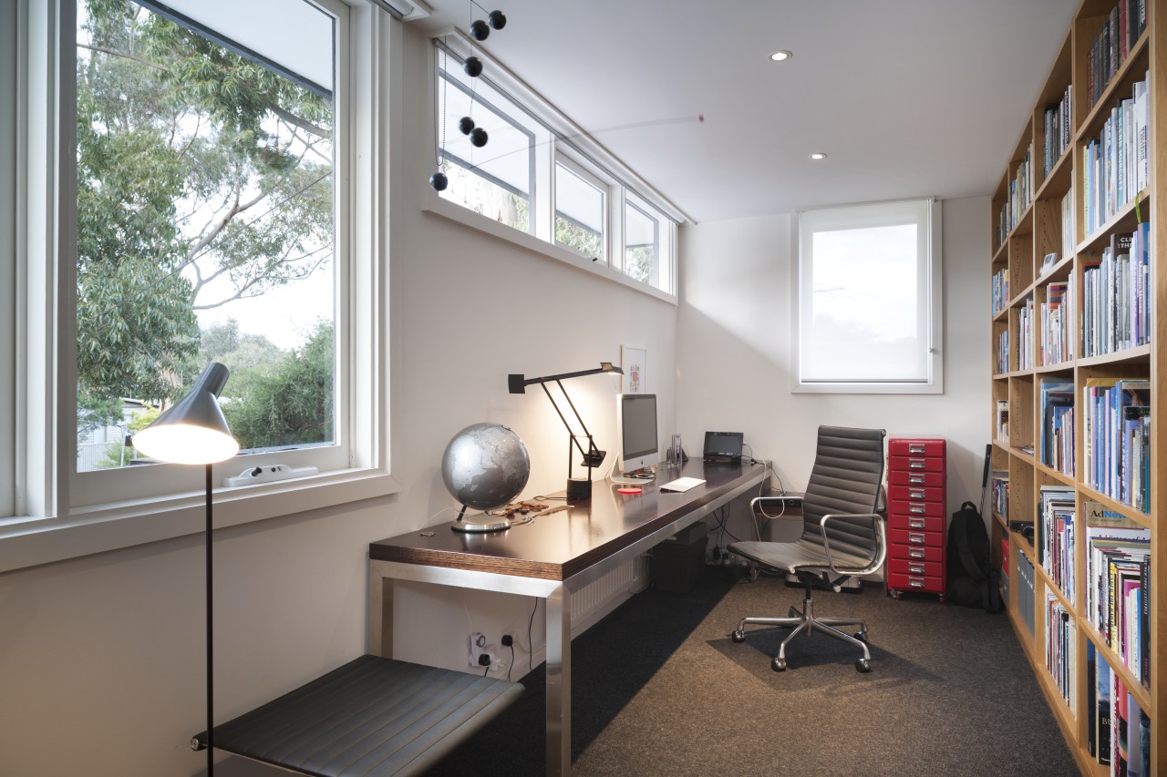 This home office at the top of the furniture, office, real estate, gray