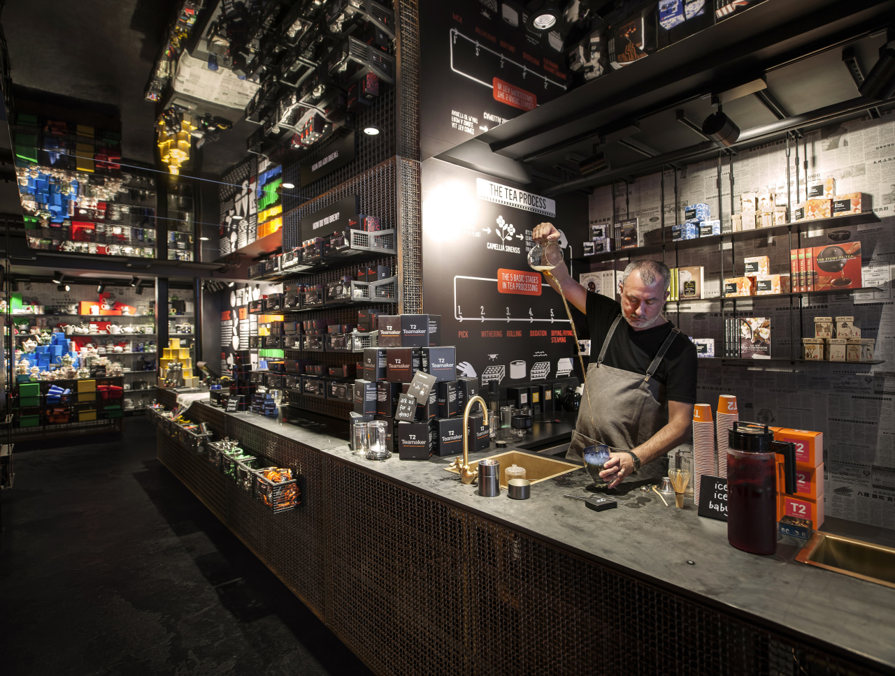 The theatre of tea making the new bar, black