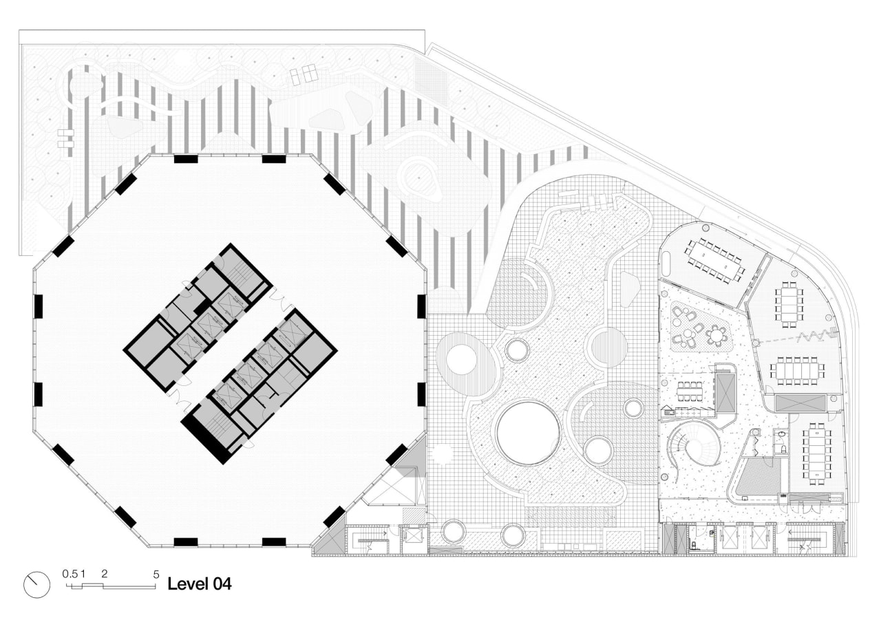 Plan of the meeting and training floor in architecture, area, black and white, design, diagram, drawing, elevation, floor plan, font, line, plan, product, product design, structure, text, white