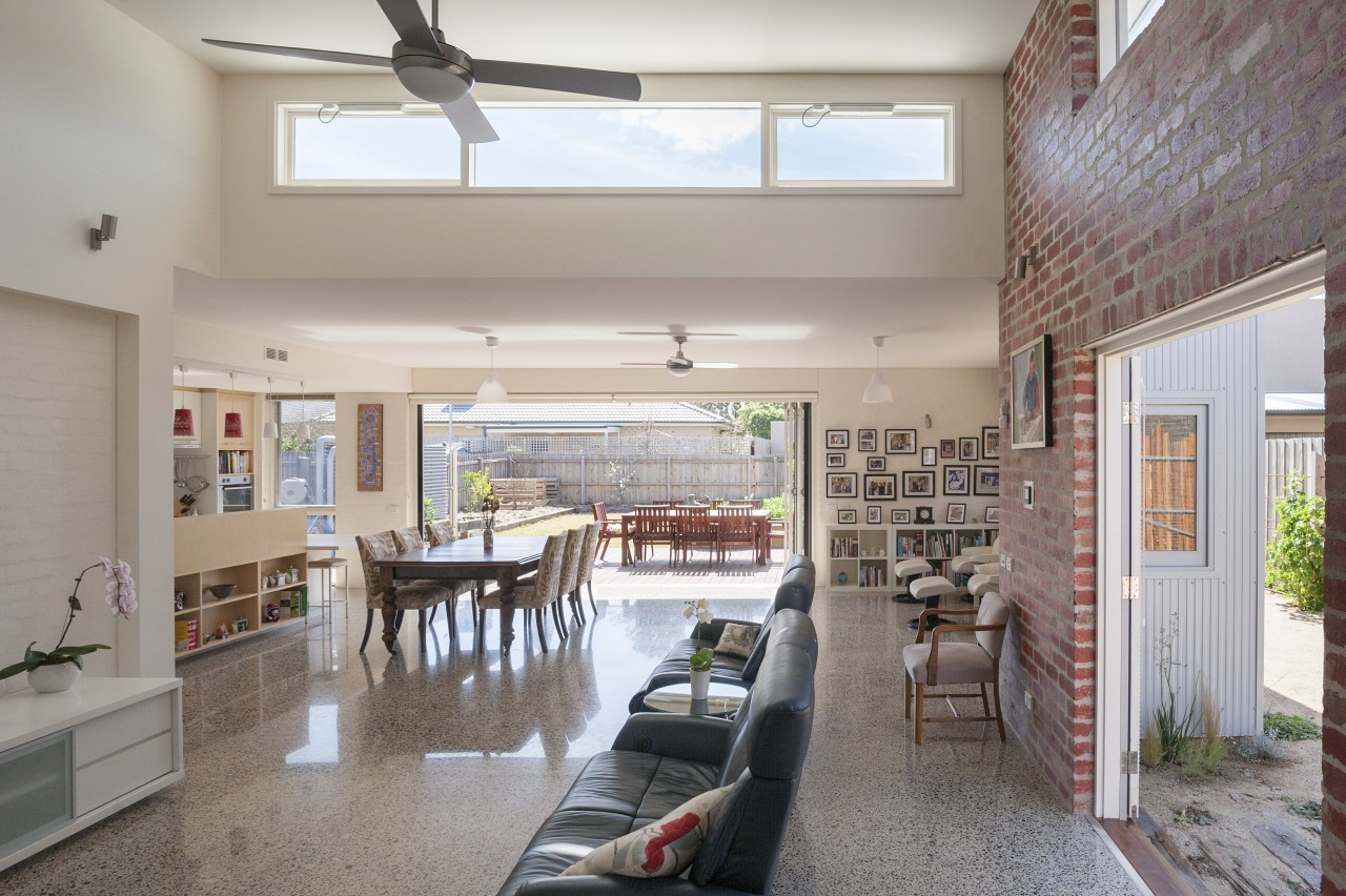 Multi-generational living with accessible design and a greenhouse ceiling, daylighting, home, house, interior design, living room, property, real estate, window, gray