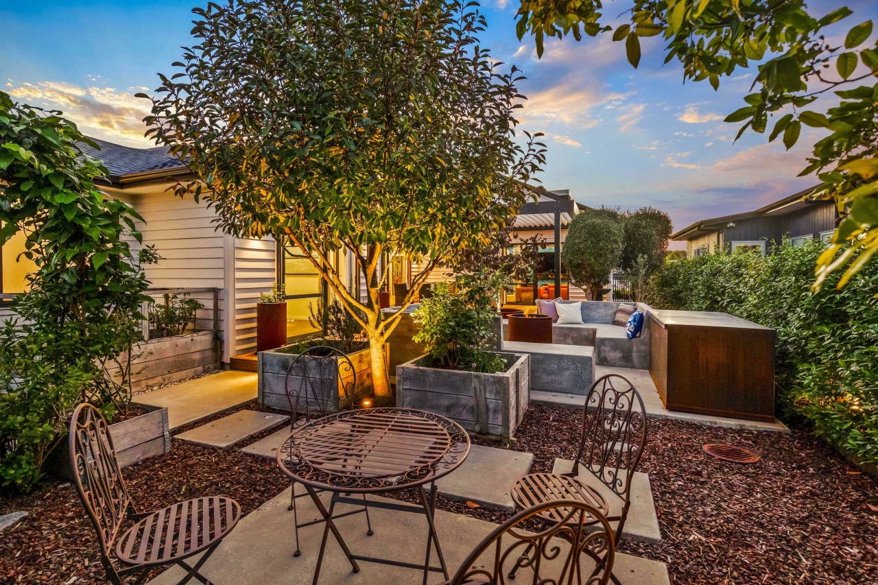 At the heart of the space stands a 