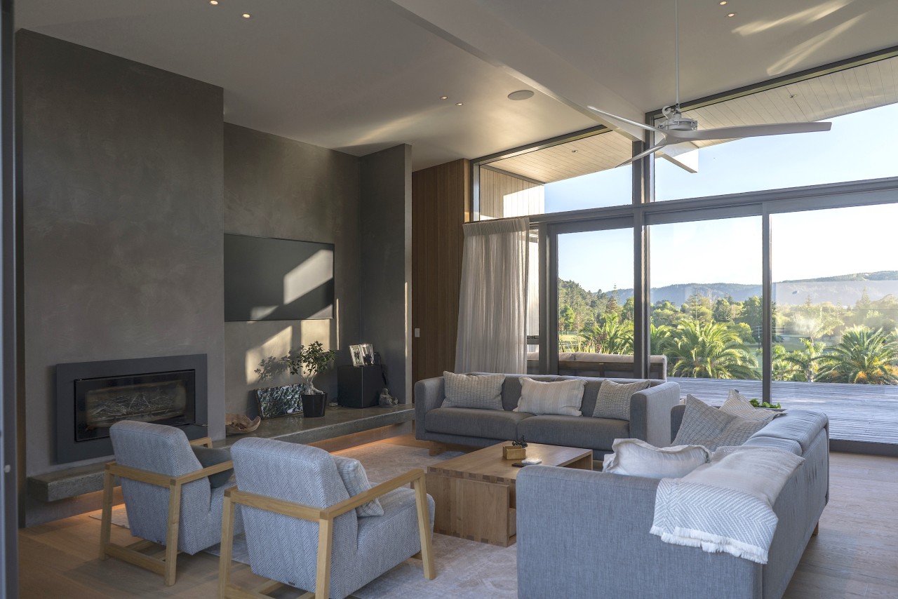 Living room – morning view. - Green outlook 