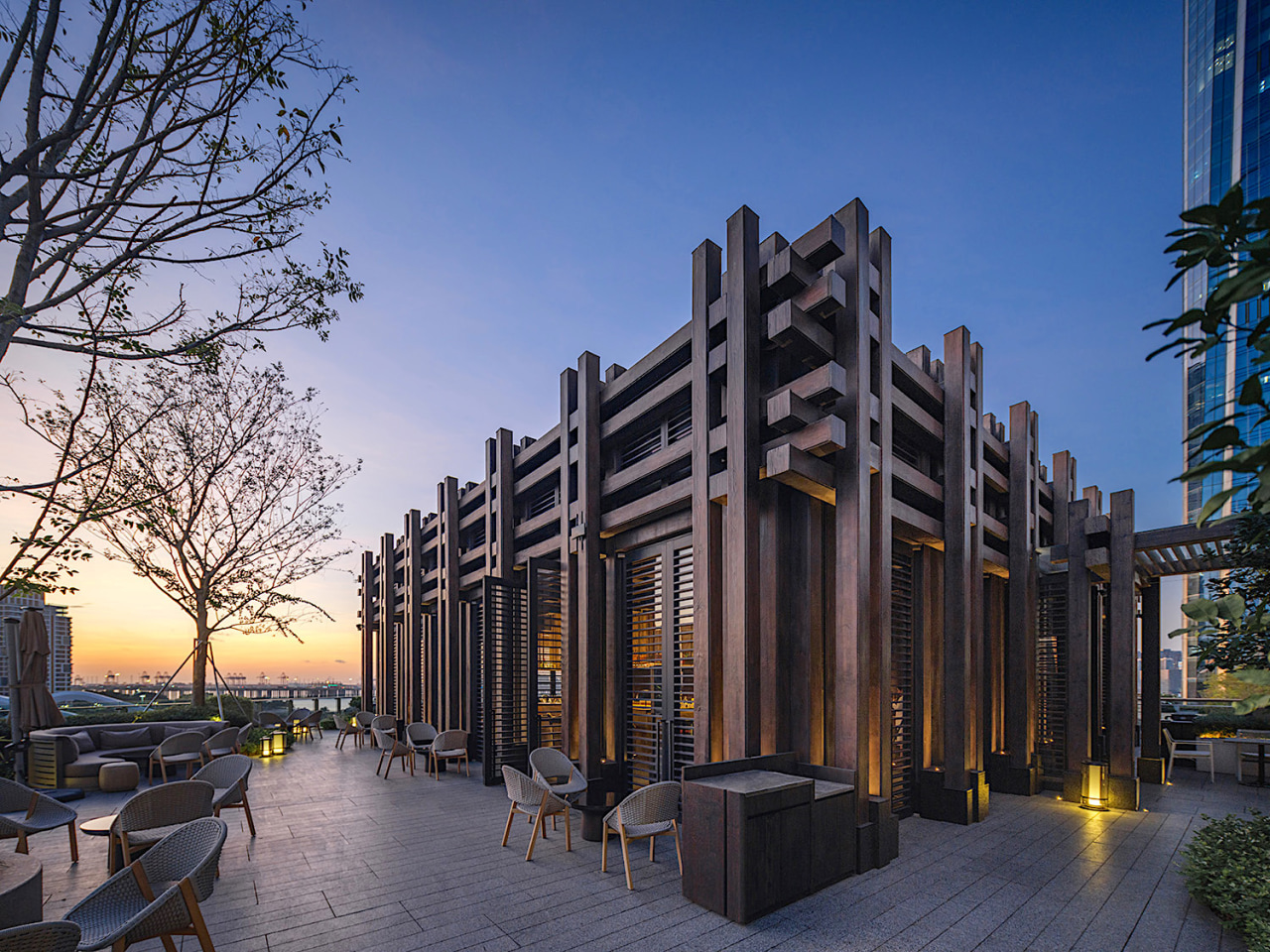 Bar pavillion. - Business meets luxury in Shenzhen 