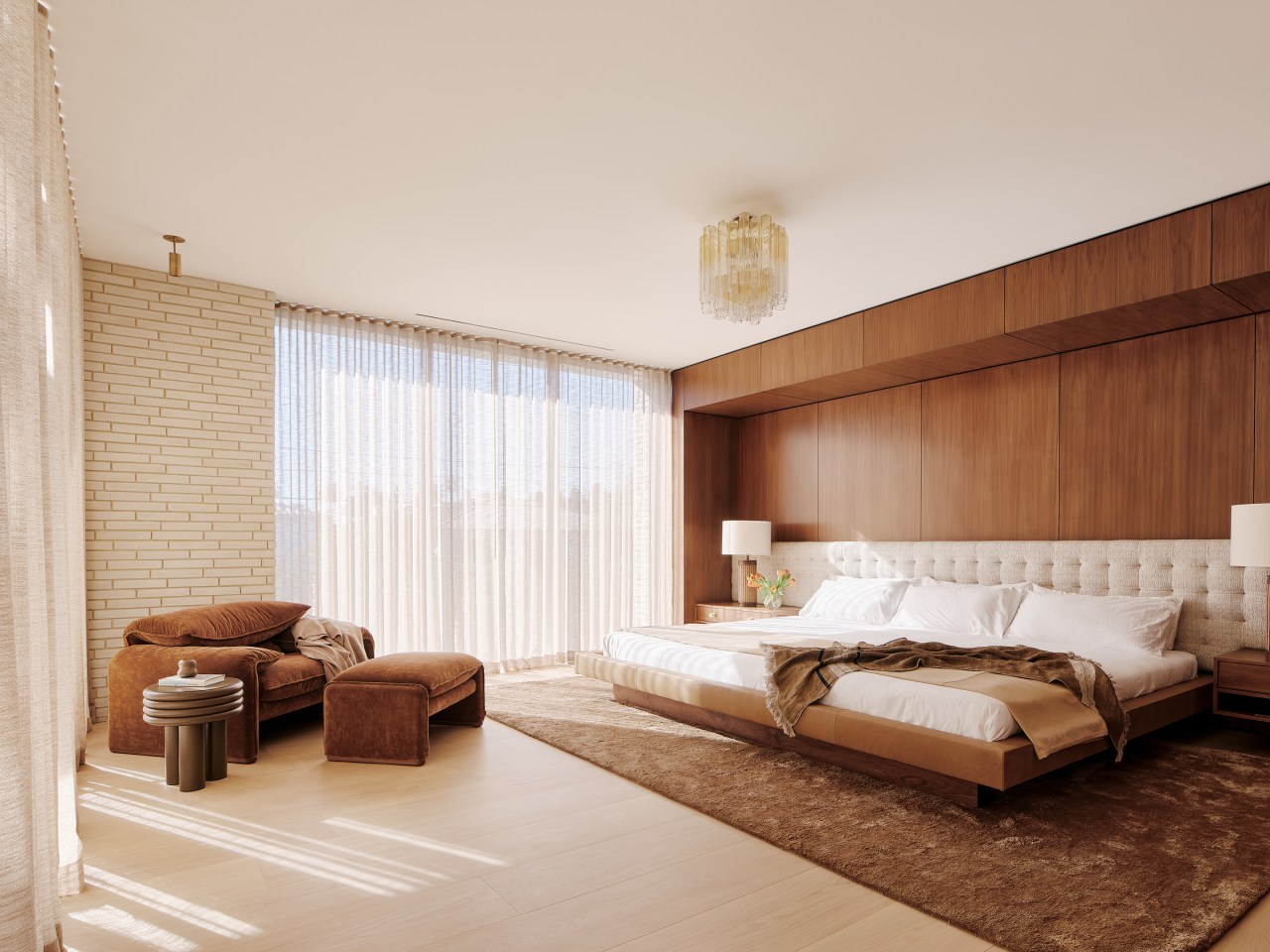 The master bedroom. - Internal landscape - 