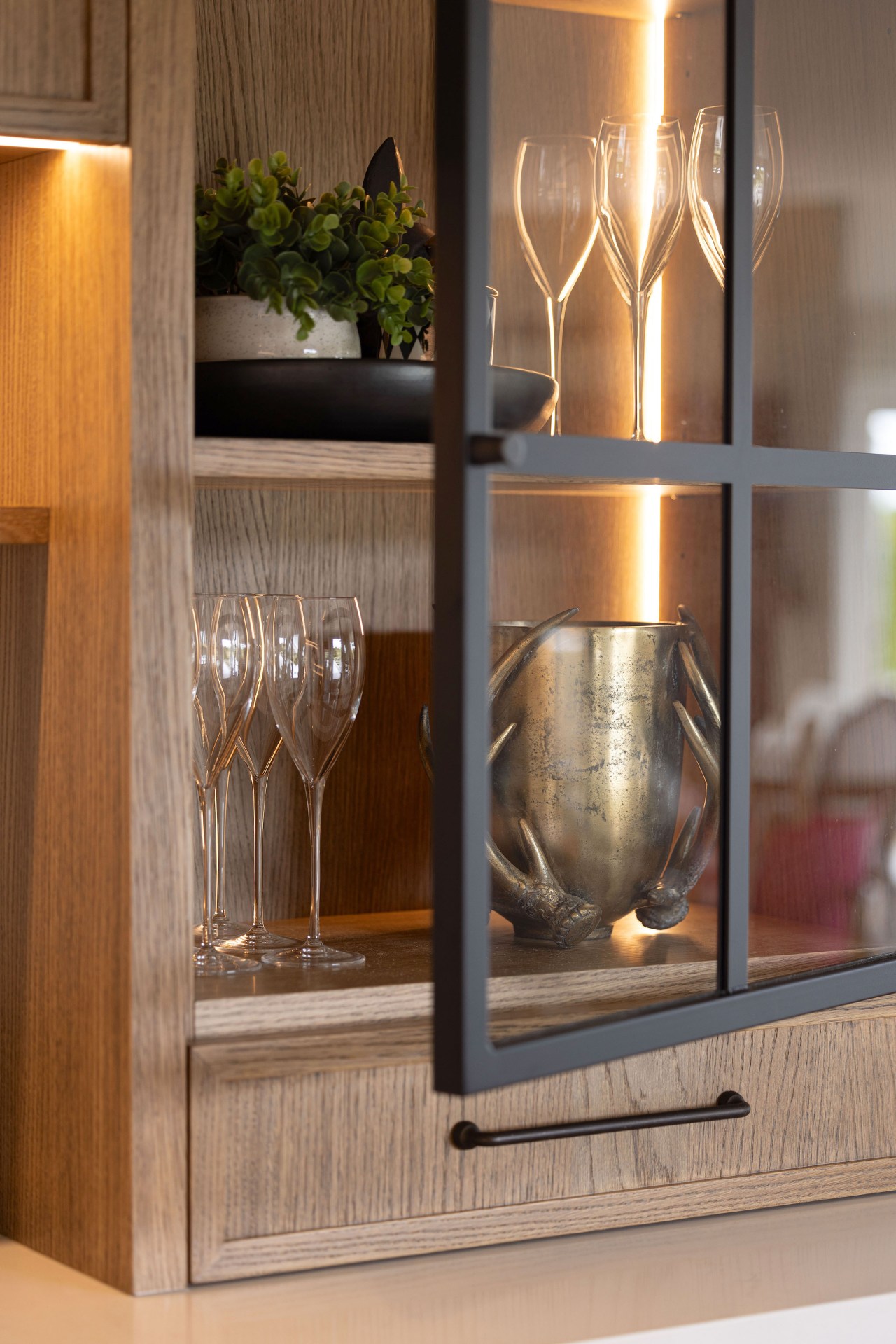 The design introduces a subtle industrial feel, incorporating 