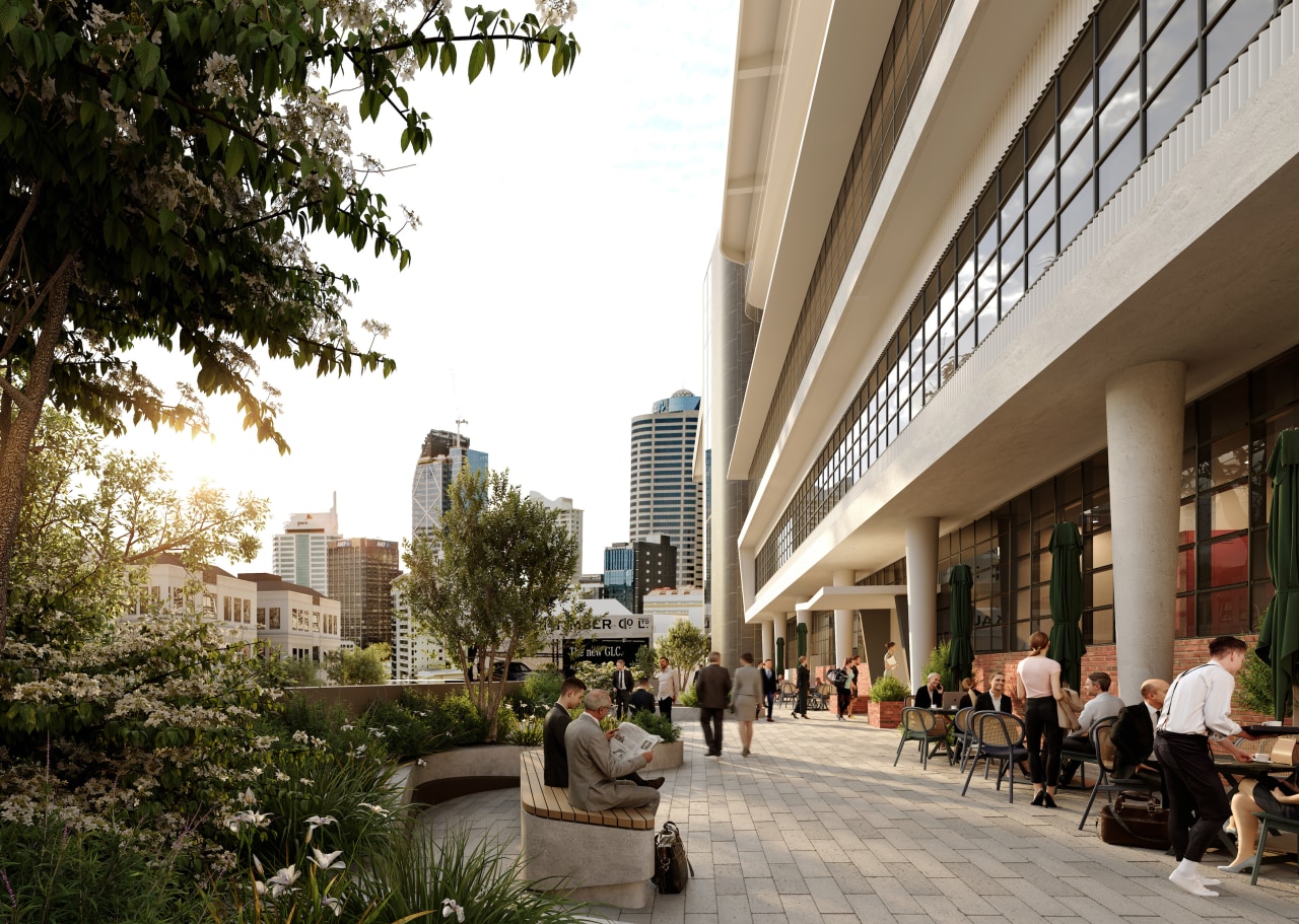 The potential 35 G courtyard. 