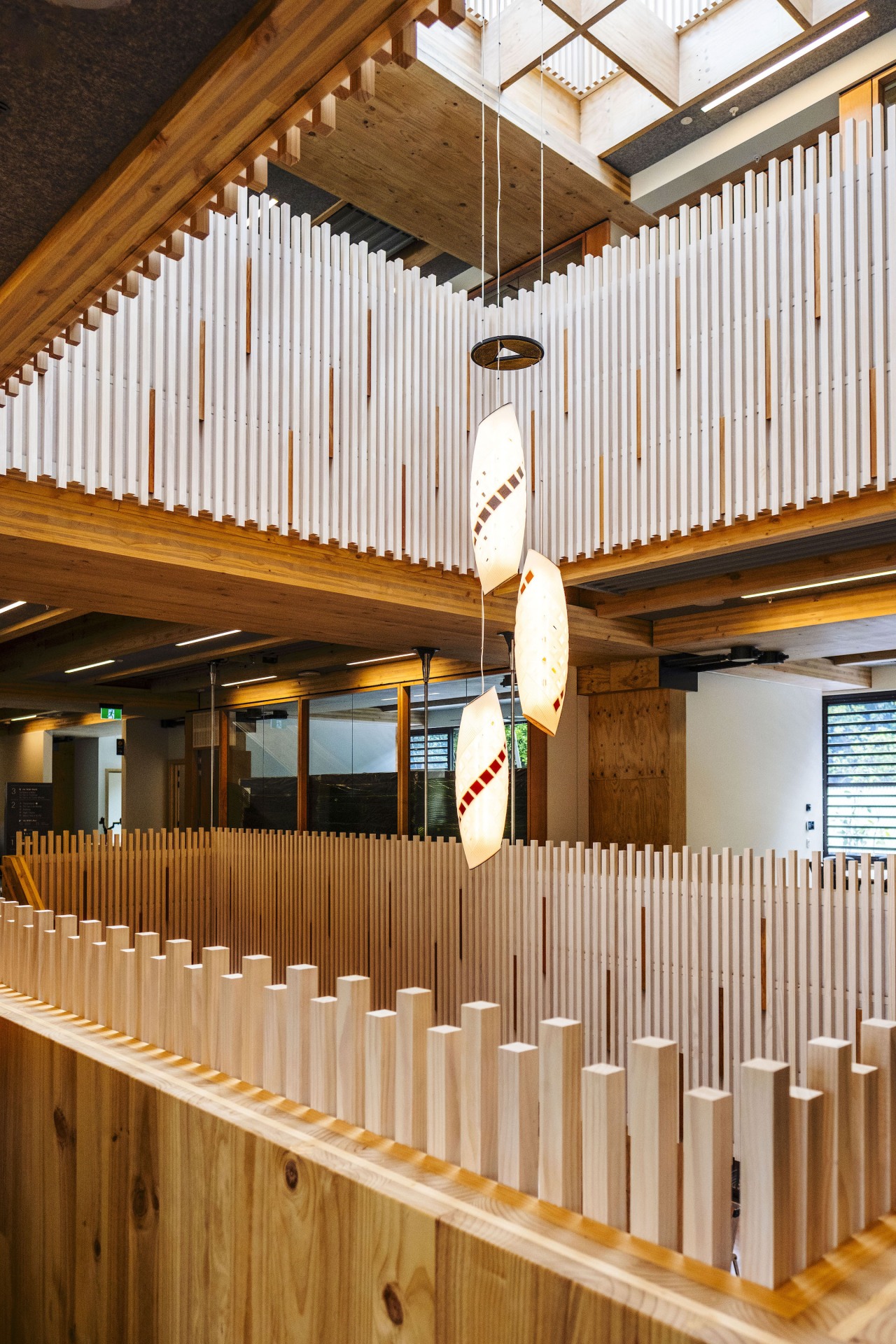 Looking up through the heart of the green, 