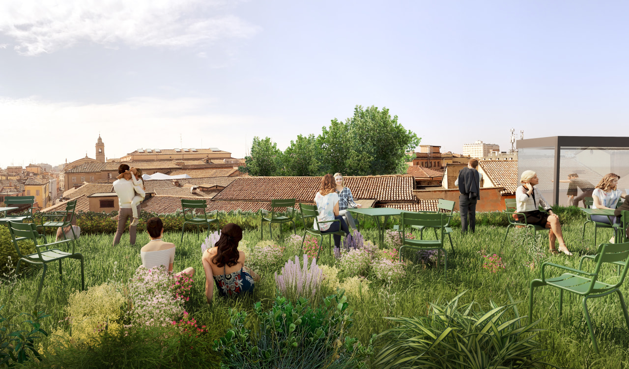 A new rooftop terrace is to be transformed 