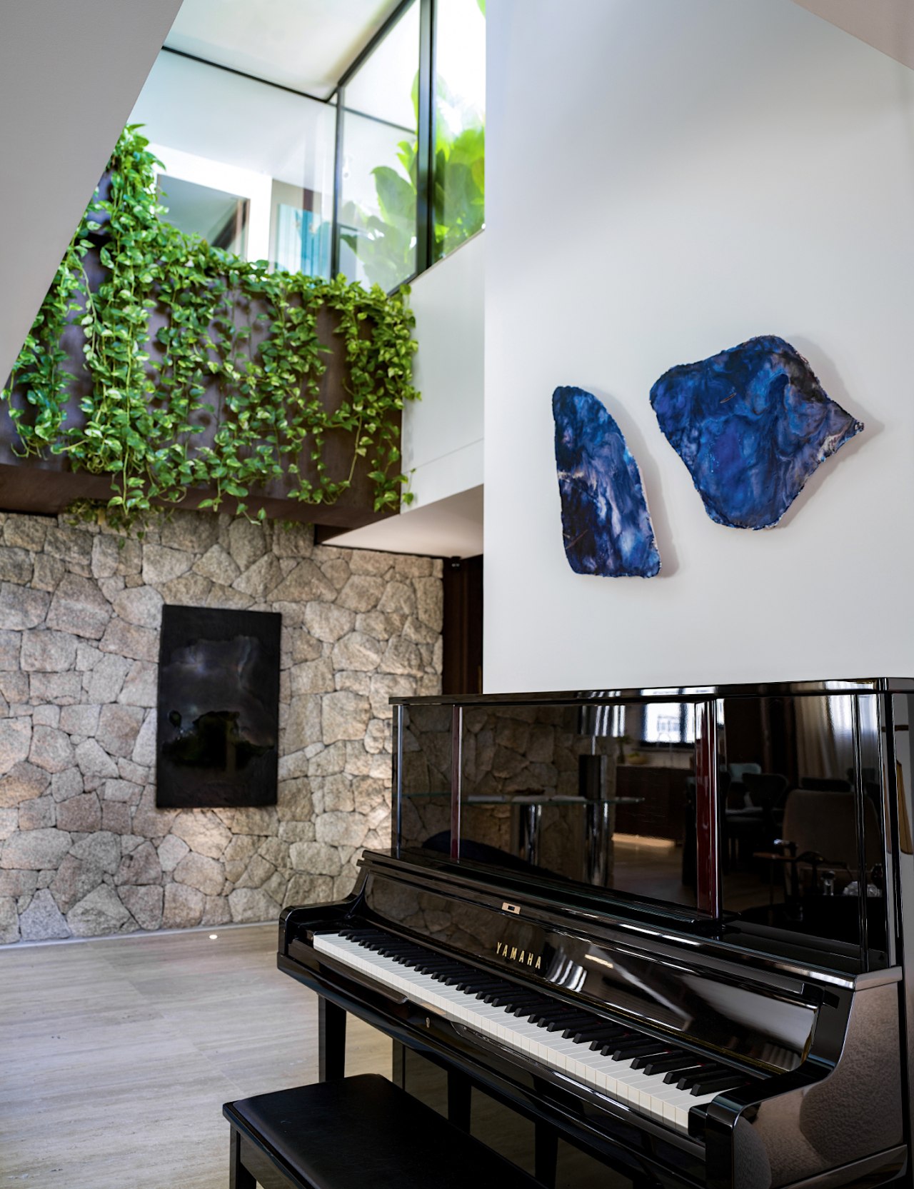 Rock music often rises from the piano in 