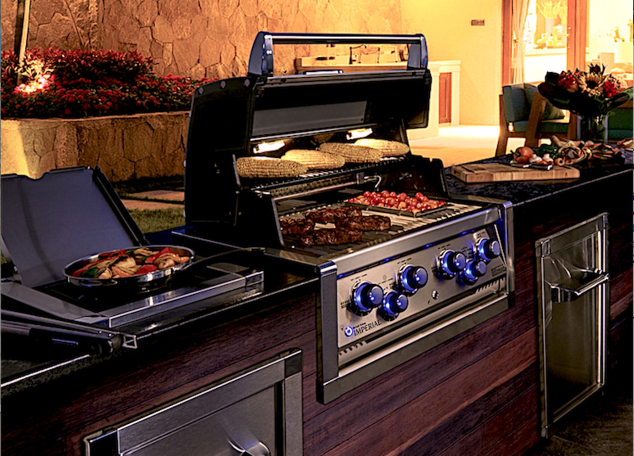 Inbuilt Broil King BBQ - home appliance | home appliance, kitchen, kitchen appliance, major appliance, black