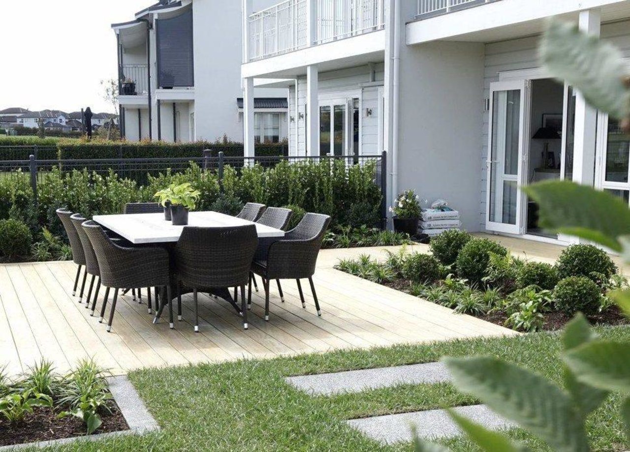 Your outdoor space should in all ways, look white