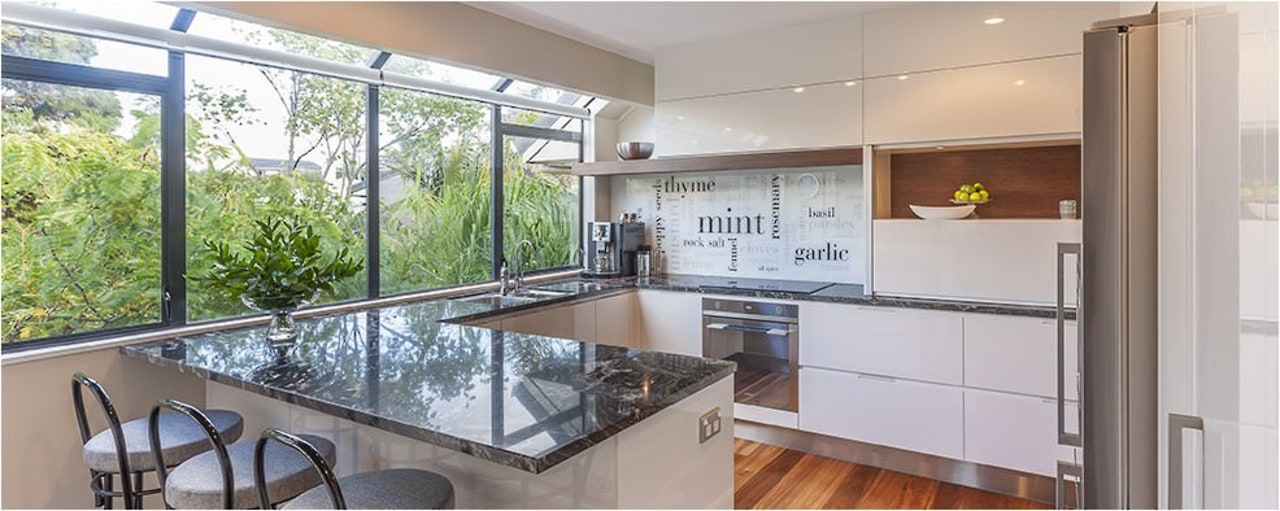 Fyfe Kitchens Limited View - countertop | kitchen countertop, kitchen, property, real estate, gray