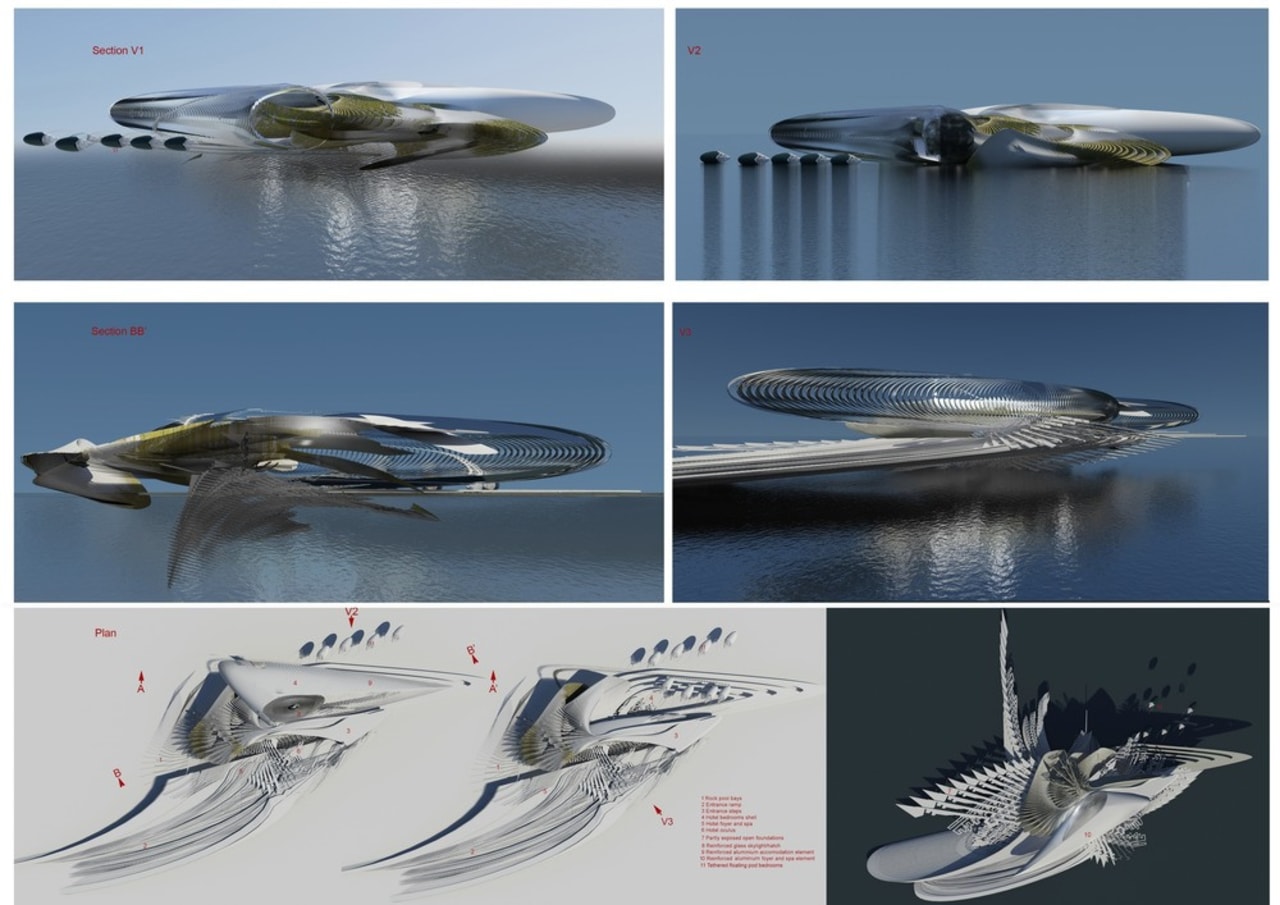 Harmonic Turbine Tidal Hotel fauna, fish, fishing bait, fishing lure, herring, organism, sardine