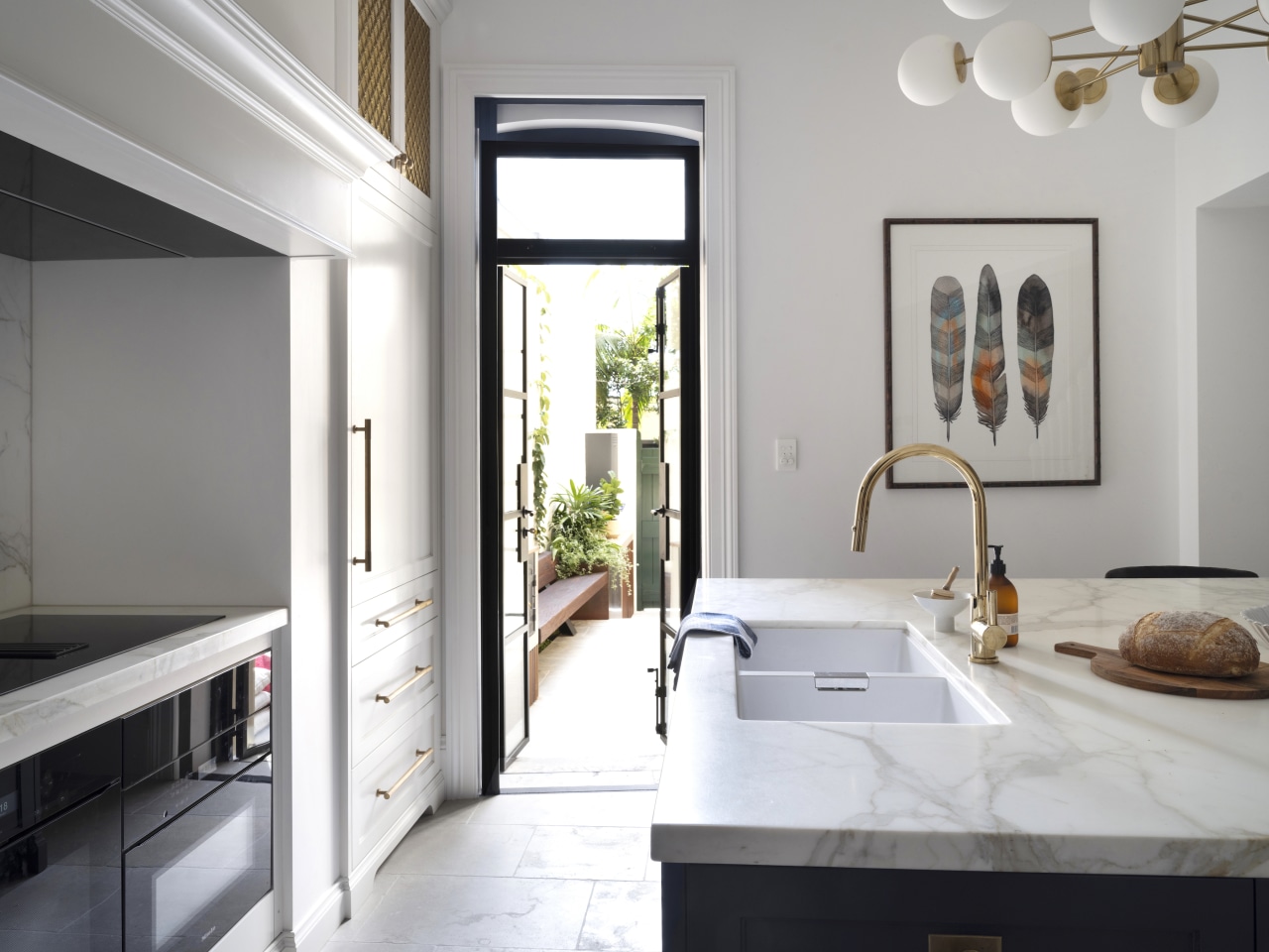 The old back door stone threshold has been 