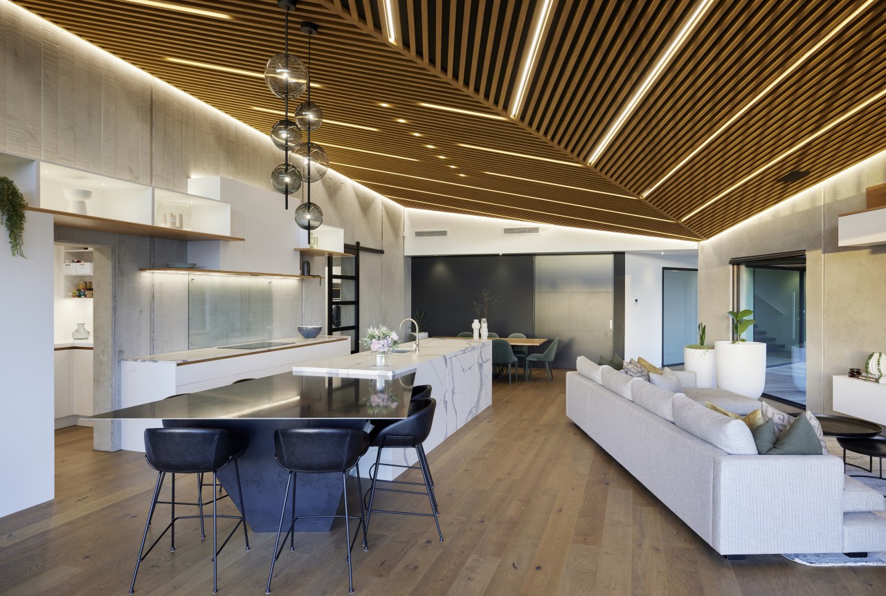 The communal areas promote inclusiveness and interaction with 