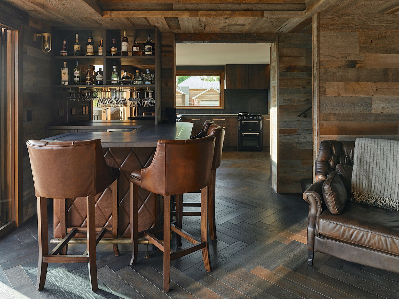 The bar is a focal point of the 