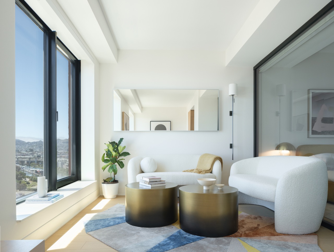 Apartments were allocated to potential buyers by lottery. 