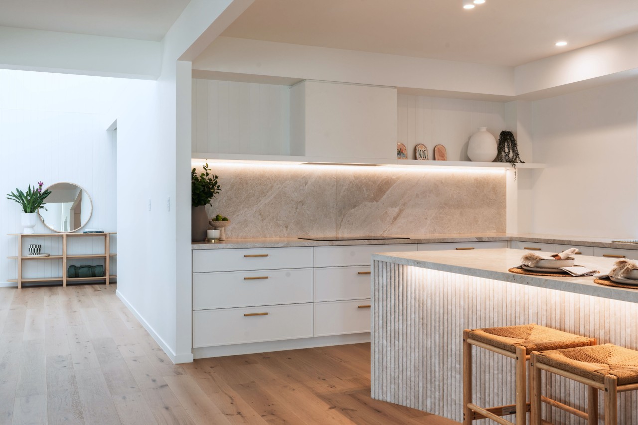 Functionality was a priority, with ample storage seamlessly 