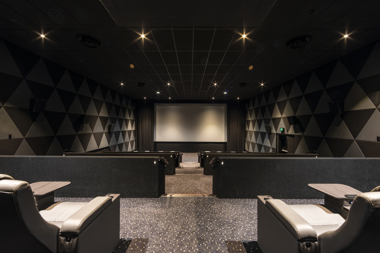 Temperzone air-con units were specified for Hoyts at architecture, ceiling, interior design, lobby, temperzone, air conditioning, Hoyts, EntX, seating, screen