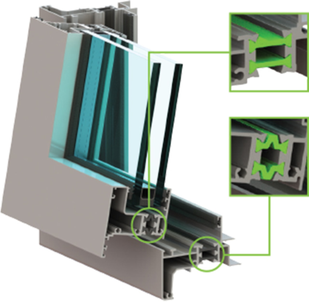 Pacific52 Thermal Polyamide Strip Diagram. 