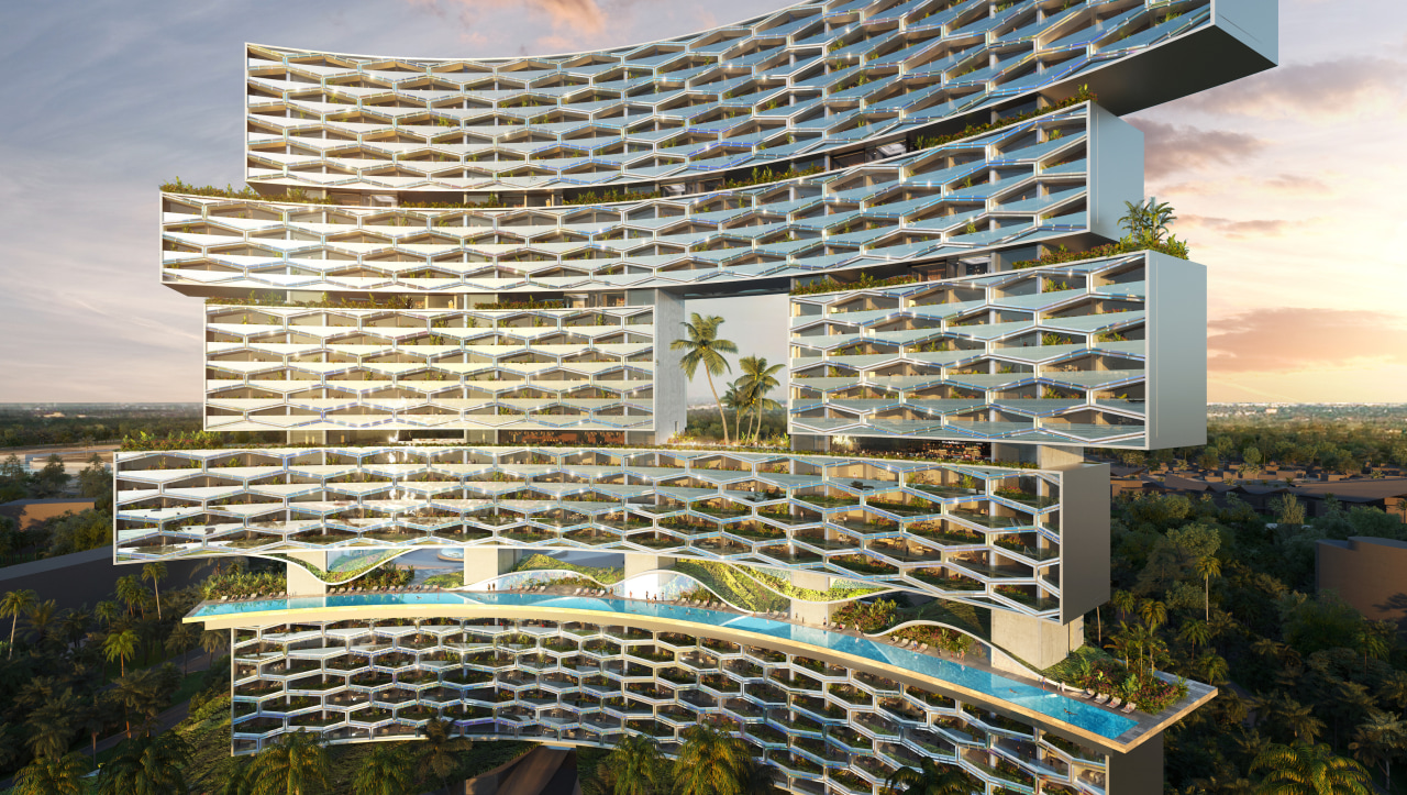 Sanya Horizons is designed to interweave with the 