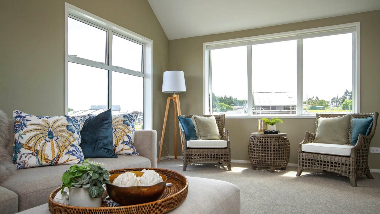 The light-filled first floor family room. - Tall 