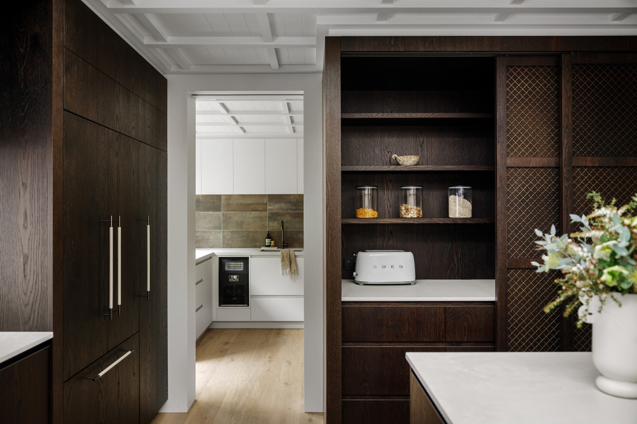 The workspace/storage cabinetry is equally attractive with imported 