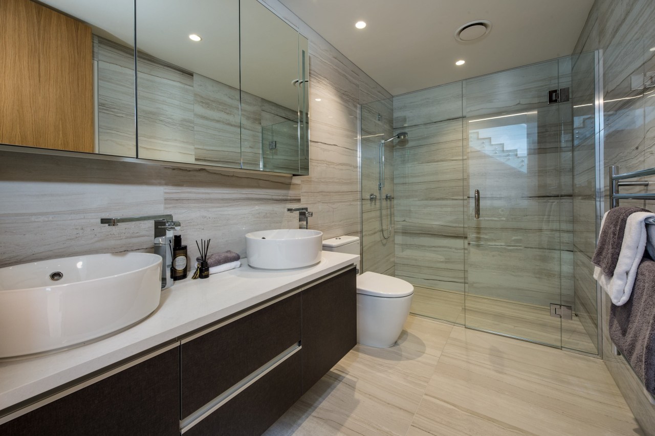 Find out more architecture, bathroom, home, interior design, real estate, room, gray